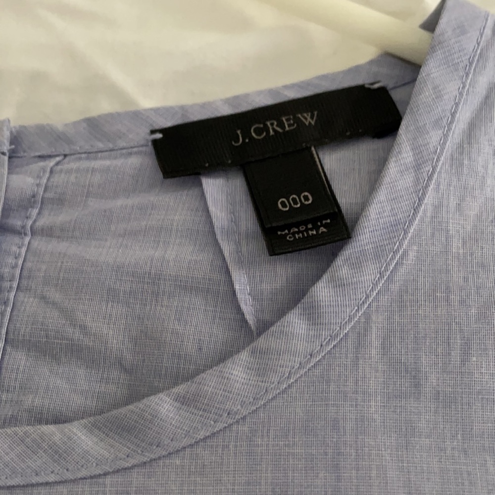 I.Crew Ruffle Sleeve Top - Picture 2 of 5
